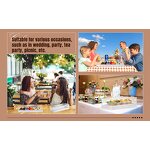 Cake Stand - Elegant Marbleized Grain Rectangular Acrylic with Lid Grey Serving Tray