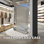 Booster Trade Card Display - Pokemon Transparent Standard Durable Acrylic Modern Style