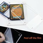 Card Display Frame - Acrylic Magnetic Trading Desktop Display and Protector 2 Sets