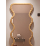 Dressing Mirror - Genuine Ins Wave Full Body Home Retro Wall Floor Nordic