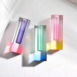 Vases - Colored Acrylic Small Glass for Home Decoration Wedding Gift