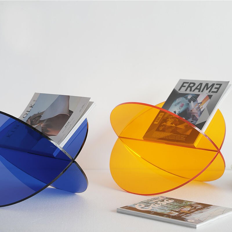 Bookshelf - Factory Custom Acrylic Planet Nordic Study Shelf Color Transparent Plexiglass