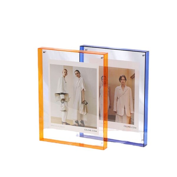 Picture Frame - Wall Mounted Clear Acrylic Creative Desktop Set for Photos Postcards