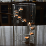 Glass Candlestick - European Extra Large for Weddings Candlelight Dinners Home Ornament