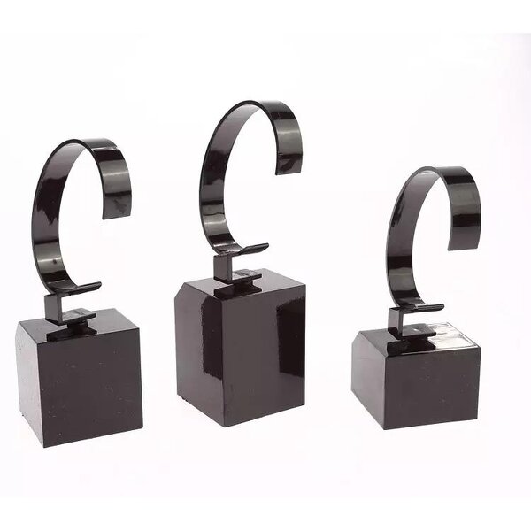 Watch Display Stand - Acrylic Organizer Holder Removable for Watch Bracelet Black