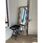 Full Length Mirror - Hot Sale Ins Wave Shape Plastic Frame for Bedroom Living Room