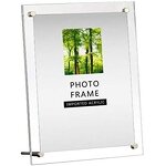 Photo Frame - Modern Acrylic 8.5x11 Free-Standing Desktop Plastic Craft