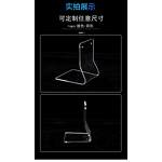 Clock Display Stand - Lucite Acrylic Plastic Home Decoration 50 Model Europe Clear