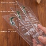 Wedding Invitations - Factory Direct Sales Low Price Acrylic Plastic Europe Customized