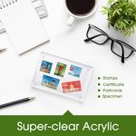 Picture Frame - 4x6 Clear Acrylic 10+10mm Thickness Magnetic Free Standing Desktop