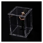 Display Case - Clear Acrylic Assemble Countertop Box Dustproof for Action Figures Toys