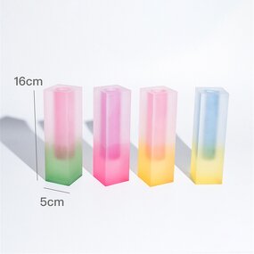 Acrylic Vases - High Quality Colored for Home Decoration Small Glass Plastic