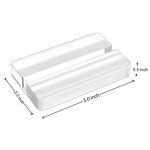 Sign Holders - 10 Pack Clear Acrylic Wedding Table Numbers Display Stands Place Card