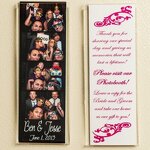 Magnetic Frames - PHOTO BOOTH NOOK 2X6 Acrylic with Inserts for Photobooth Strips