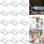 Display Stand - 10pcs Clear Acrylic with Slot for Menu Place Card Restaurant Party