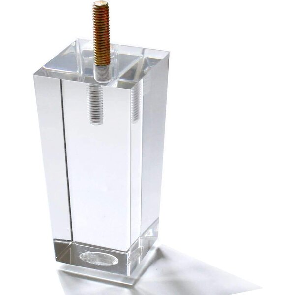 Furniture Legs - Acrylic Transparent Crystal Feet Modern for Sofa Dining Table Cabinet