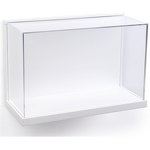 Wall Mounted Display Case - Custom Acrylic with Lift-Off Top for Shoes Display Rack