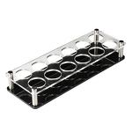 Wine Cup Holder - Transparent Clear Acrylic Heavy Base Lucite Shot Glass Rack