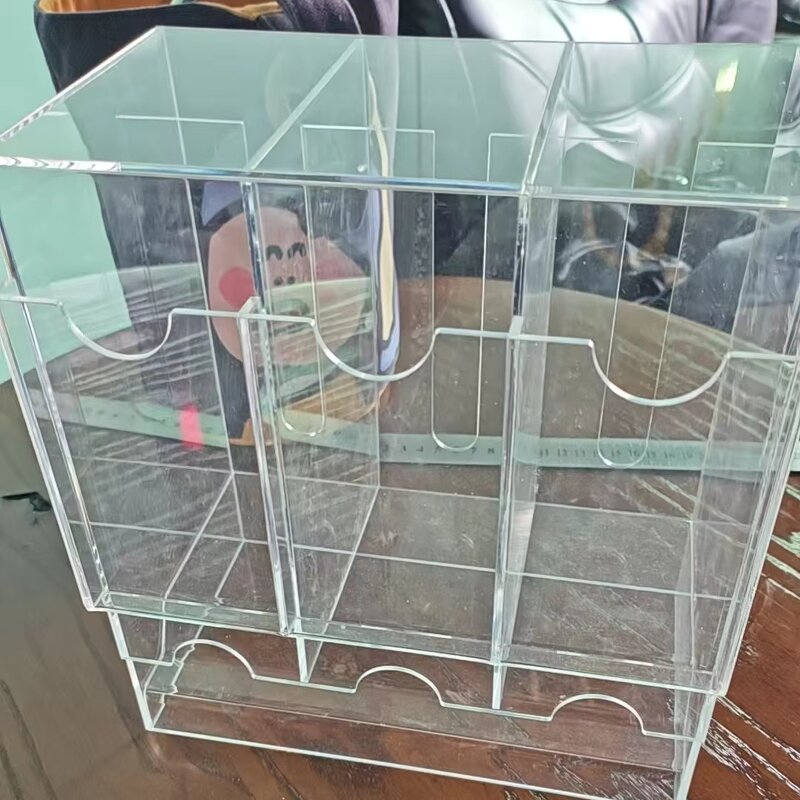 Booster Pack Dispenser - Custom Clear for Yugiho Glass 3-Slot Light Weight Display