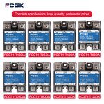 FCGK Sealed Transparent Miniature SSR-10A Solid State Relay - 25A to 120A Single Phase