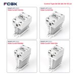 FCGK Sealed Miniature Solid State Slim SSR DIN Relay Module - 10A-120A 24-220V AC/DC