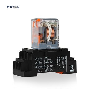 RYF14A-E Electromagnetic Relay - 5A 24VDC 7A 250VAC Sealed 14 Pin Socket