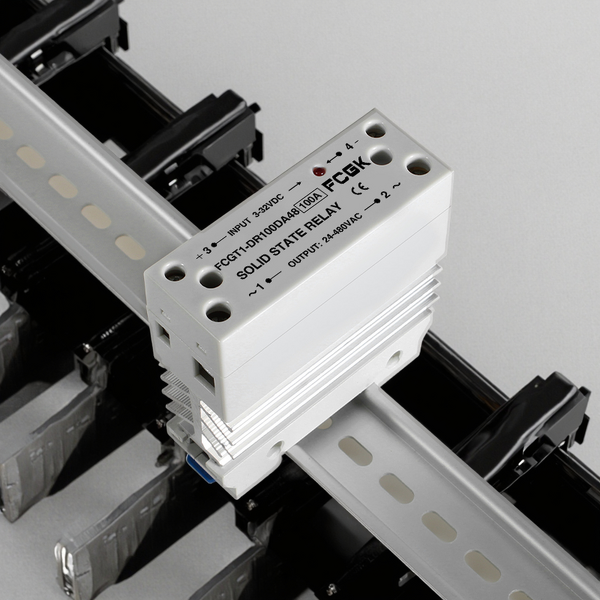 FCGK 40A AC Solid State Slim Relay SSR - 24V 220V DIN Module High Power Miniature