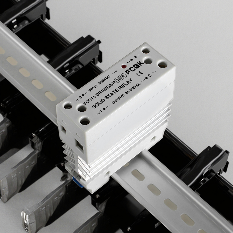 FCGK 40A AC Solid State Slim Relay SSR - 24V 220V DIN Module High Power Miniature