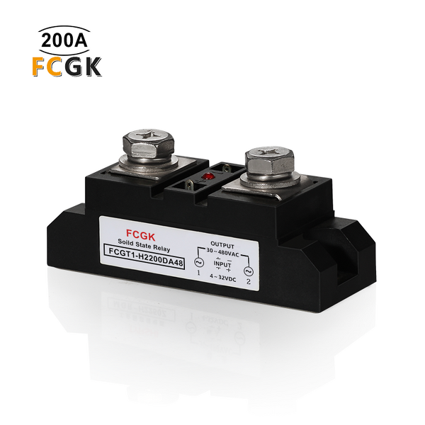FCGK 200A High-Current Industrial Solid State Relay - DC 200A Control Miniature