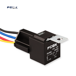 JD1914 5-Pin 40A Auto Electromagnetic Relay - DC12V Wire Harness Socket for Car