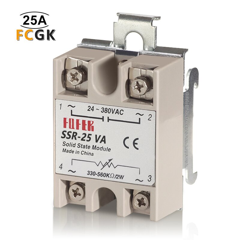 Fotek Type 25A SSR-25VA Solid State Relay - Miniature High Power Potentiometer