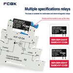 FCGK 280VAC Slim SSR Solid State Relay - DC to AC 41F-1Z-DA C2 5-24V 2A/6A