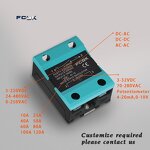 Miniature 60A Solid State Relay - 24-480VAC High Power Dust Cover Sealed