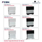 FCGK 40A AC Solid State Slim Relay SSR - 24V 220V DIN Module High Power Miniature