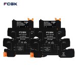 FCGK 280VAC Slim SSR Solid State Relay - DC to AC 41F-1Z-DA C2 5-24V 2A/6A