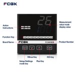 Customizable LCD Digital PID Temperature Controller - PT100 RS485 Modbus SSR Output