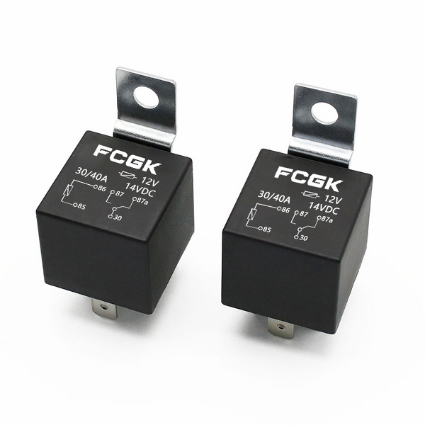 JD1914 5-Pin 40A Auto Electromagnetic Relay - DC12V Wire Harness Socket for Car