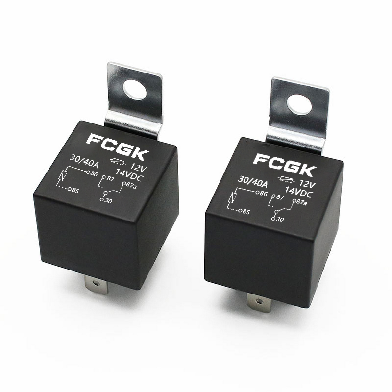 JD1914 5-Pin 40A Auto Electromagnetic Relay - DC12V Wire Harness Socket for Car