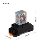 RYF14A-E Electromagnetic Relay - 5A 24VDC 7A 250VAC Sealed 14 Pin Socket