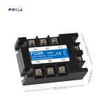 3 Phase Heat Sink SSR - Three Phase 10A to 120A DC 3-32V Output AC 24-480V