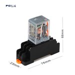 FCGK RYF08A2 Relay - 10A 250VAC 8 Pin Universal Intermediate Relay 14 Pin Socket