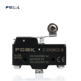 Z-15GW22-B Micro Switch with Short Hinge Roller Lever - CE Approved 10A Max. Current