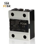 High Voltage Solid State Relay DCAC - 10A 24-480VAC Single Phase Flaps Cover