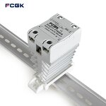 FCGK Sealed Miniature Solid State Slim SSR DIN Relay Module - 10A-120A 24-220V AC/DC