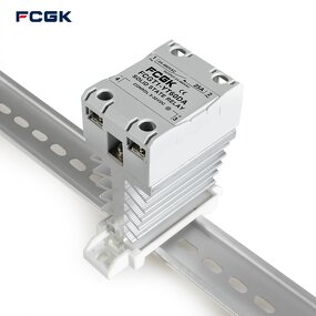 FCGK Sealed Miniature Solid State Slim SSR DIN Relay Module - 10A-120A 24-220V AC/DC