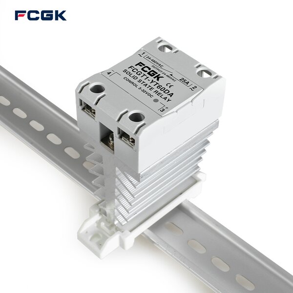 FCGK Sealed Miniature Solid State Slim SSR DIN Relay Module - 10A-120A 24-220V AC/DC