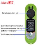 Portable Brix Meter - MesuLab Hand Held Handheld Laboratory Refractive Index Digital
