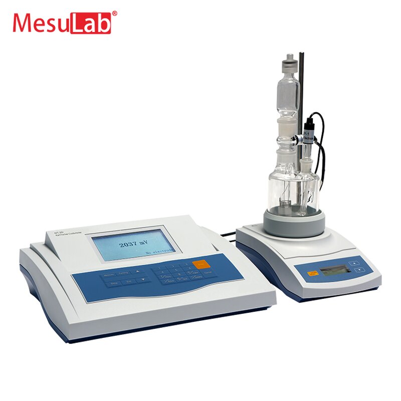 Karl Fischer Moisture Analyzer - MesuLab ME-KFT-20V Laboratory Coulometric Titration Titrator