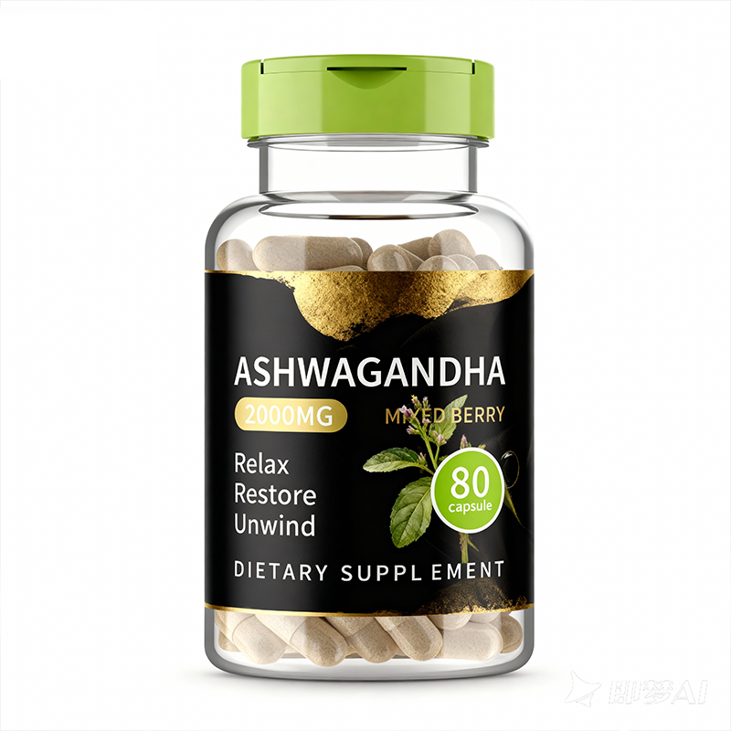 Ashwagandha Capsules Factory - Organic KSM 66 600mg Mood Adjust