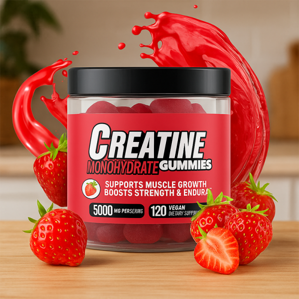 Creatine Gummy Factory - Wholesale Monohydrate Strawberry Sport Energy